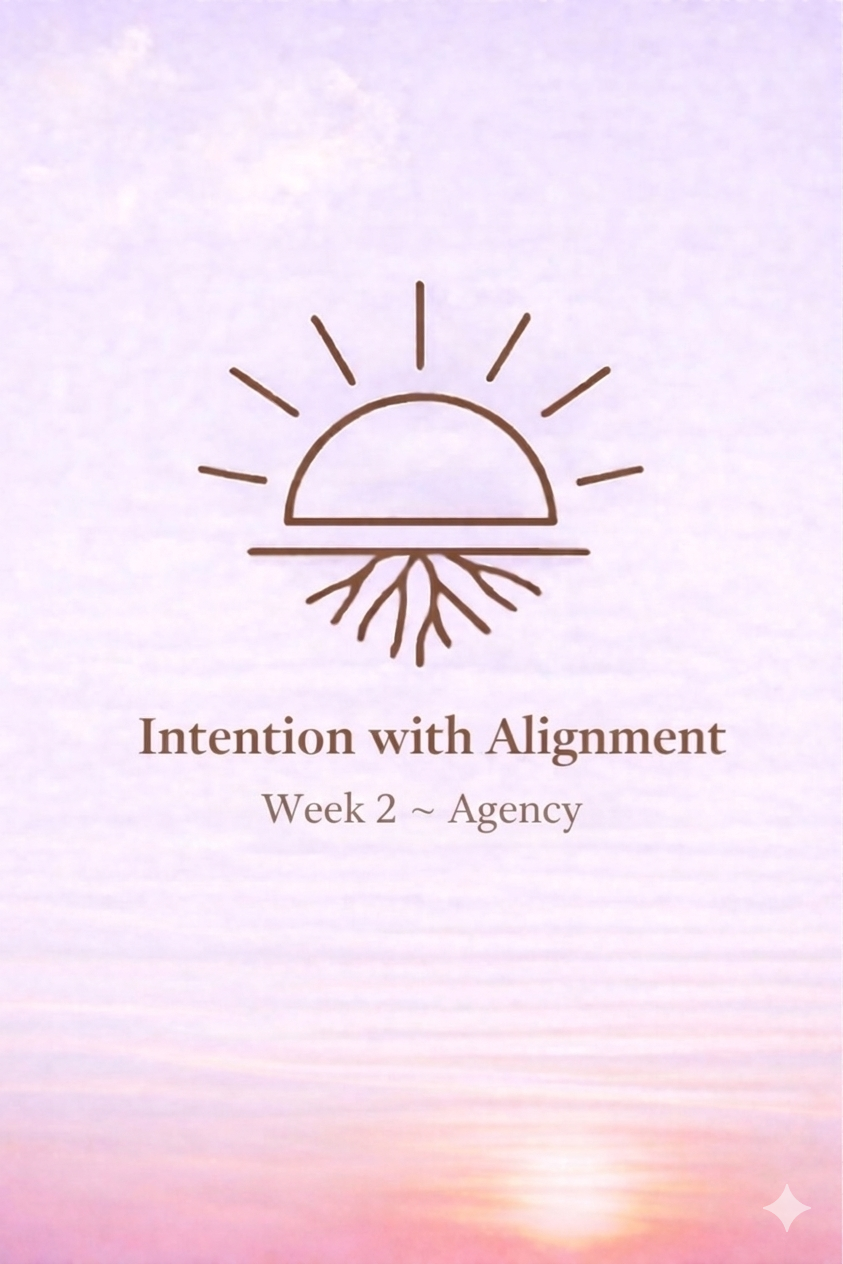 Monday, March 9, 2026 Intention +Alignment Week 2~ Agency “The Power of the Pivot”
