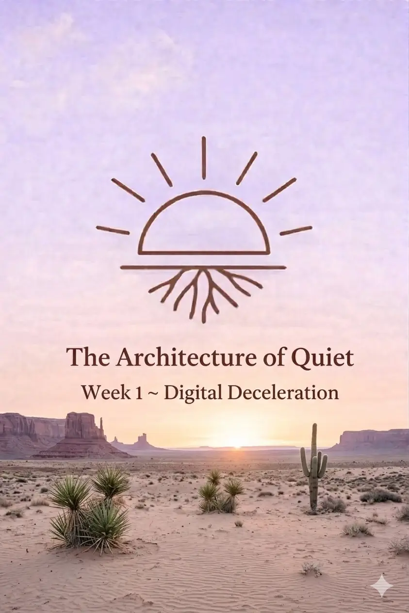 Monday, March 30, 2026, Architecture of Quiet~ Digital Deceleration