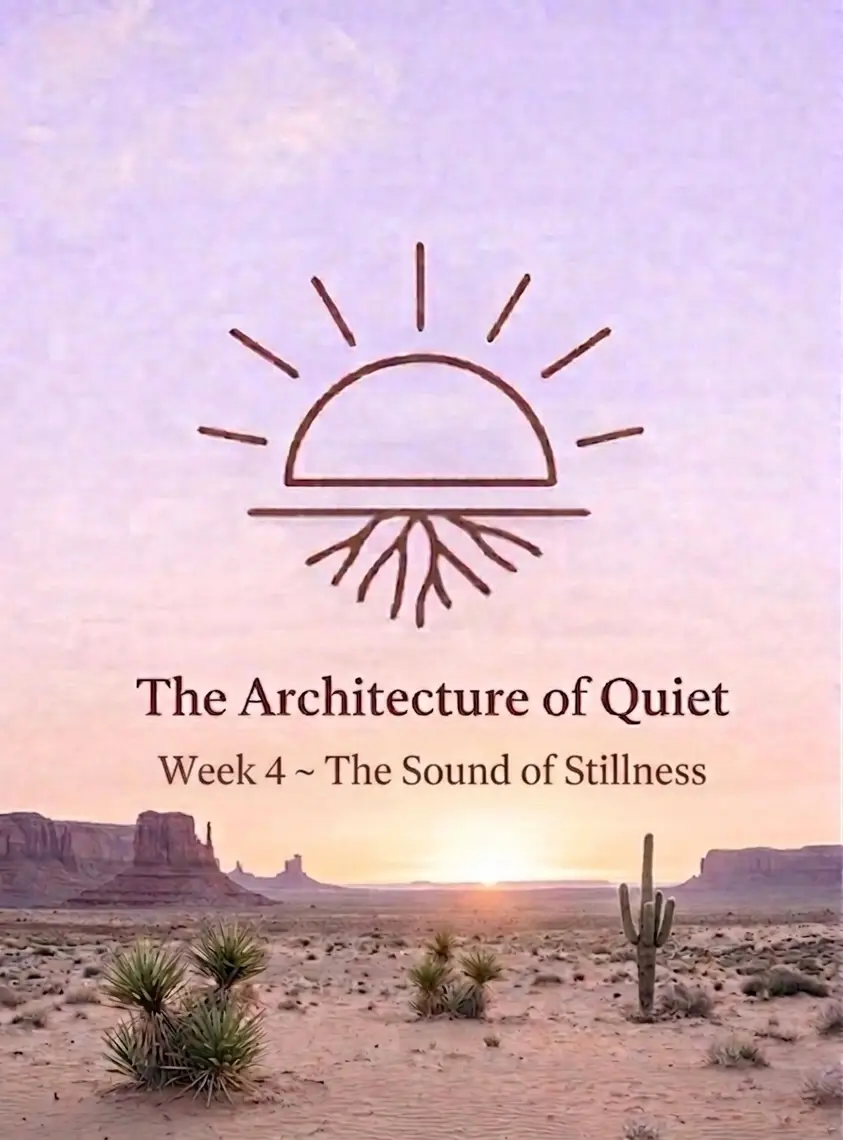 Monday, April 20, 2026: The Sound of Stillness ~ “Deep Listening”