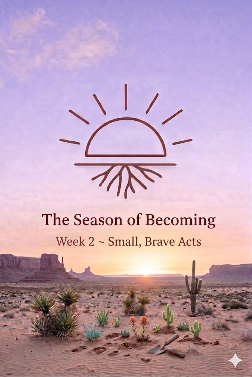Monday, May 4, 2026, Week 2: Sewing the Seed~ “Small, Brave Acts”